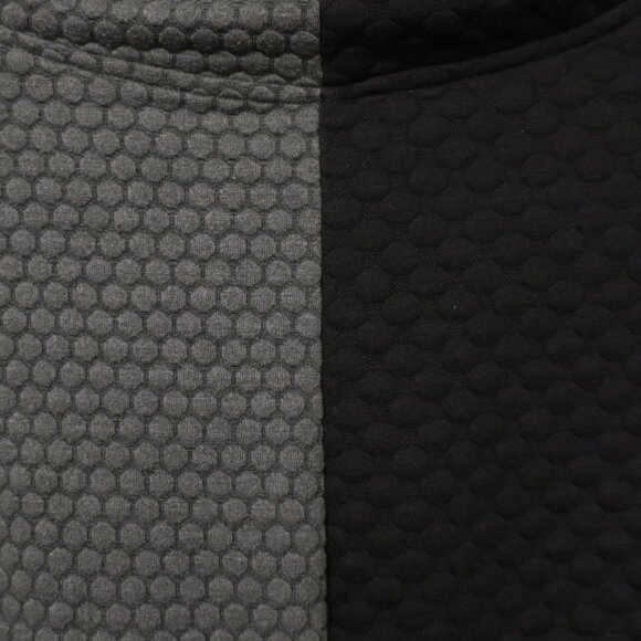 Women Top Amma Black Hunter Green Pullover Turtleneck Quilted Size S NWT - Picture 5 of 7